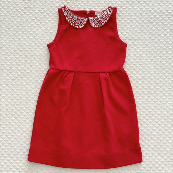 Crewcuts Other - Crewcuts Rhinestone Collar Dress, Size 5